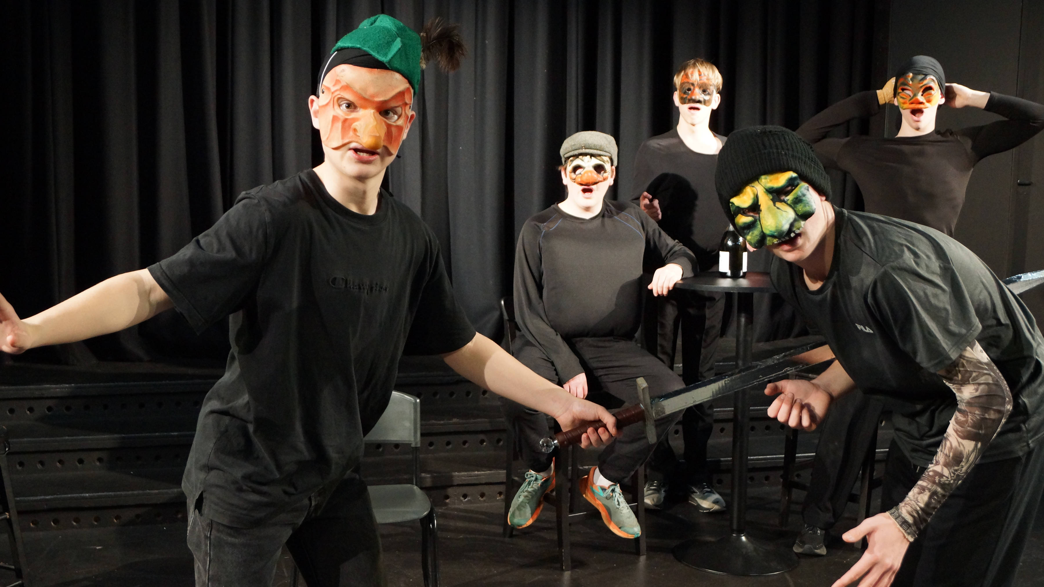 Hutchins performing arts students.