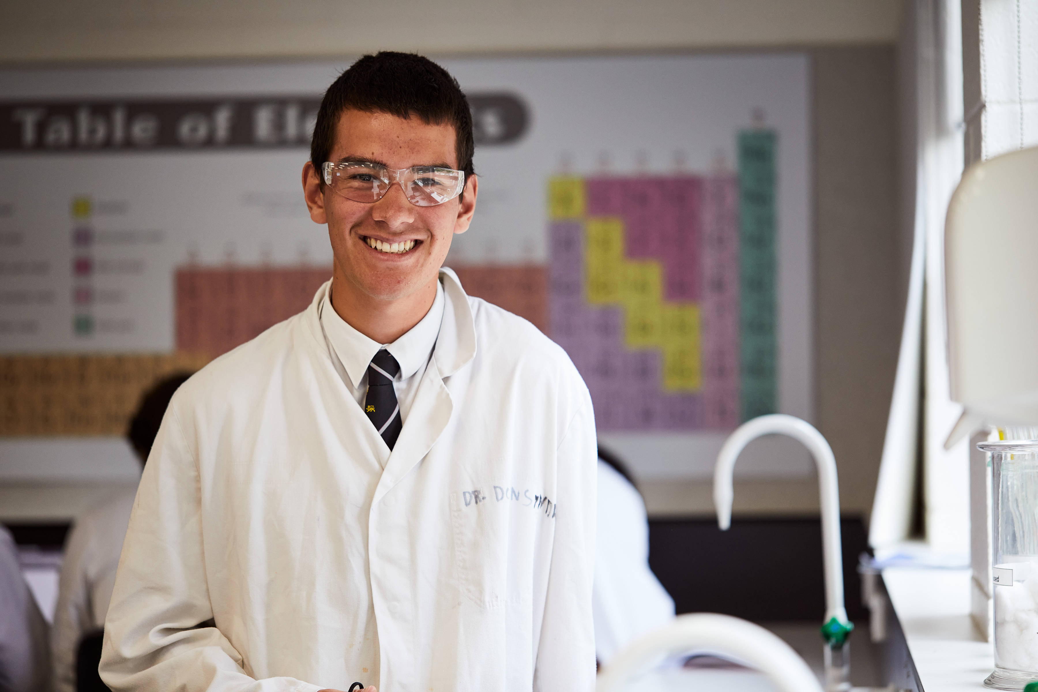 Hutchins Year 11 science student.